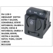 1240126,90213283, HEADLAMP  SWITCH, FN-1139-3 for ASTRA F SALOON, CONVERIBLE, ESTATE HATCHBACK, CALIBRA A COUPE, CORSA B HATCHBACK, OMEGA B SALOON, ESTATE, VECTRA A SALOON, HATCH, TIGRA, COUPE