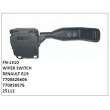 7700826606, 770058576, 25112, WIPER SWITCH, FN-1310 for RENAULT R19