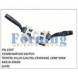 84310-35630, COMBINATION SWITCH, FN-1537 for TOYOTA HILUX (LN170L-CRMDXW) 1998~2004