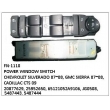 20877629, 25952650, 65121052A9106, JG0508, 5487443, 5487444, MASTER POWER WINDOW SWITCH, FN-1110 for CHEVROLET SILVERADO 07~08, GMC SIERRA 07~08, CADILLAC CTS 09