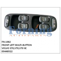 03448522, FRONT LEFT MULTI-BUTTON, FN-1082 for VOLVO S70,V70,V70 XC