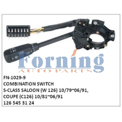 1265453124, COMBINATION SWITCH, FN-1029-9 for S-CLASS SALOON (W 126) 10/79~06/91, COUPE (C126) 10/81` 06/91
