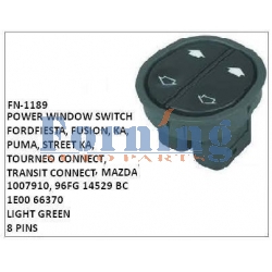 1007910, 96FG14529BC, 1E0066370 POWER WINDOW SWITCH, FN-1189 for FORD