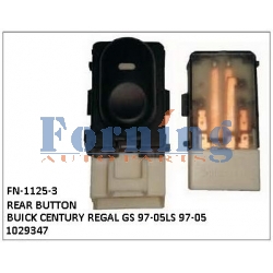 1029347	REAR BUTTON, FN-1125-3 for BUICK CENTURY REGAL , GS 97-05, LS 97-05