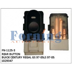 1029347	REAR BUTTON, FN-1125-3 for BUICK CENTURY REGAL , GS 97-05, LS 97-05