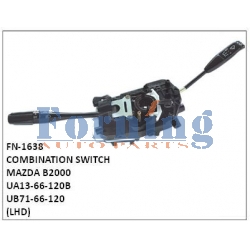 UA13-66-120B ,UB71-66-120,COMBINATION SWITCH,FN-1638 for MAZDA B2000