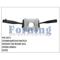 25560-X06G1, COMBINATION SWITCH, FN-1571 for NISSAN 720 BIGM D21