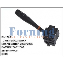 25560-5M000, TURN SIGNAL SWITCH, FN-1586 for NISSAN SENTRA 2002~2006,DATSUN 2000~2005