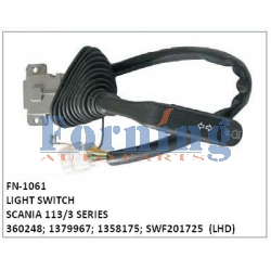 360248, 1379967 , 1358175 , SWF201725, LIGHT SWITCH, FN-1061 for SCANIA 113/3 SERIES