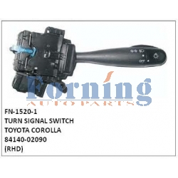 84140-02090, TURN SIGNAL SWITCH, FN-1520-1 for TOYOTA COROLLA