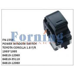 84810-12060,84810-35110,84810-12080,POWER WINDOW SWITCH,FN-1559 for TOYOTA COROLLA 1.8 F/R 1993~1995