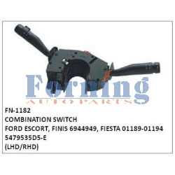 5479535D5-E COMBINATION SWITCH, FN-1182 for FORD ESCORT, FINIS 6944949, FIESTA 01189-01194
