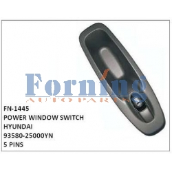 93580-25000YN,POWER WINDOW SWITCH,FN-1445 for HYUNDAI