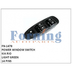 LIGHT GREEN,POWER WINDOW SWITCH,FN-1478 for KIA RIO