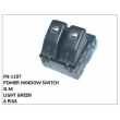 LIGHT GREEN, POWER WINDOW SWITCH, FN-1107 for G.M