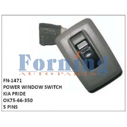 OK75-66-350,POWER WINDOW SWITCH,FN-1471 for KIA PRIDE