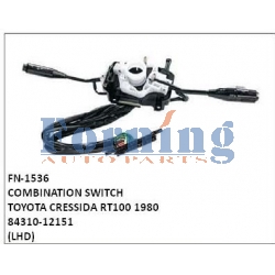 84310-12151, COMBINATION SWITCH, FN-1536 for TOYOTA CRESSIDA RT100 1980