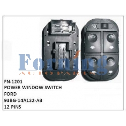93BG-14A132-AB POWER WINDOW SWITCH, FN-1201 for FORD