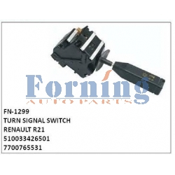 510033426501, 7700765531, TURN SIGNAL SWITCH, FN-1299 for RENAULT R21