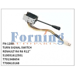 510031612501, 7701348654 , 7700610168, TURN SIGNAL SWITCH, FN-1288 for RENAULT , R4 , R6 , R12