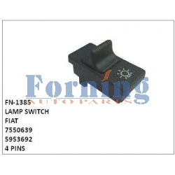 7550639, 5953692, LAMP SWITCH, FN-1385 for FIAT