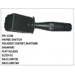 6239-91, 96211807ZL, 9621180769, WIPER SWITCH, FN-1236 for PEUGEOT EXPERT,PARTNER , SAMAND , FIAT SCUDO