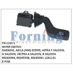 90243394, 90295538, 90243391, 1241131 WIPER SWITCH FN-1101-1 for DAEWOO, AGILA (H00) ESTATE, ASTRA F SALOON, G SALOON, VECTRA A SALOON, B SALOON